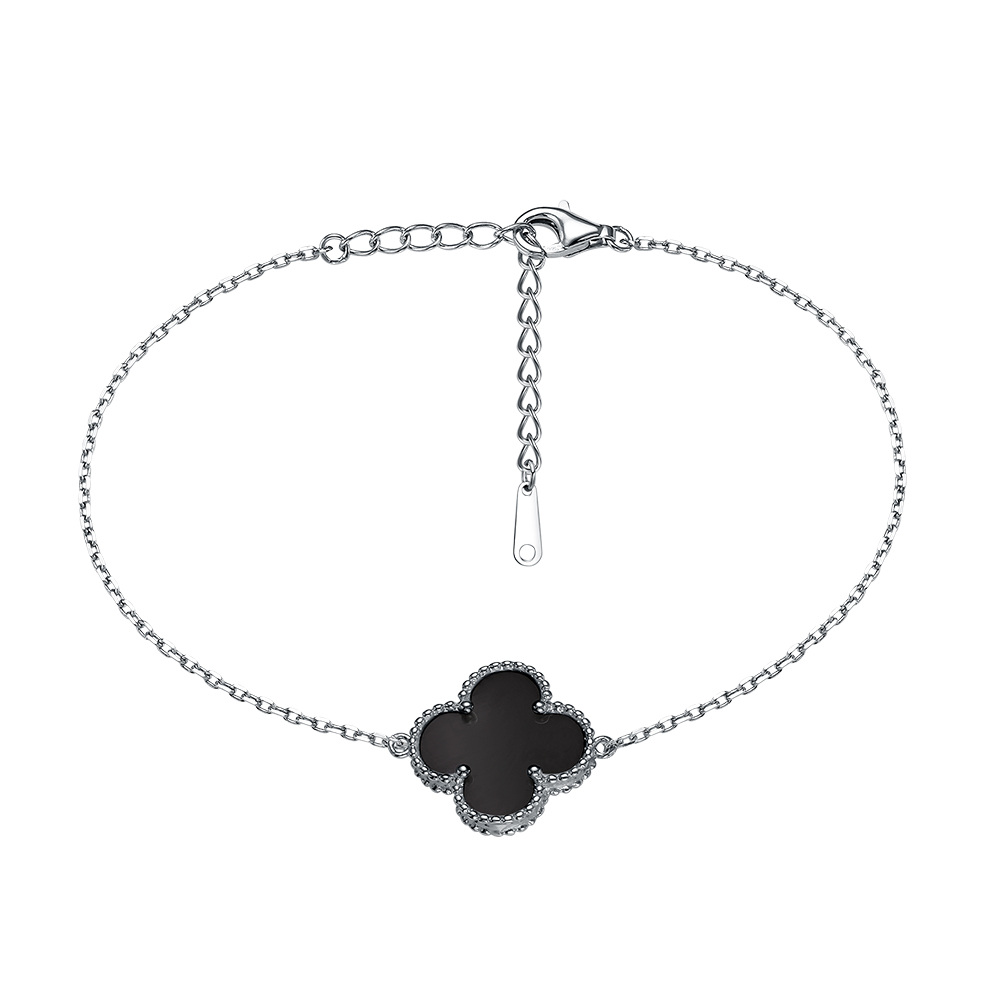 Браслет из серебра с ониксом Ювелирное изделие - Браслет из серебра с ониксом в магазине Best-Gold 142493