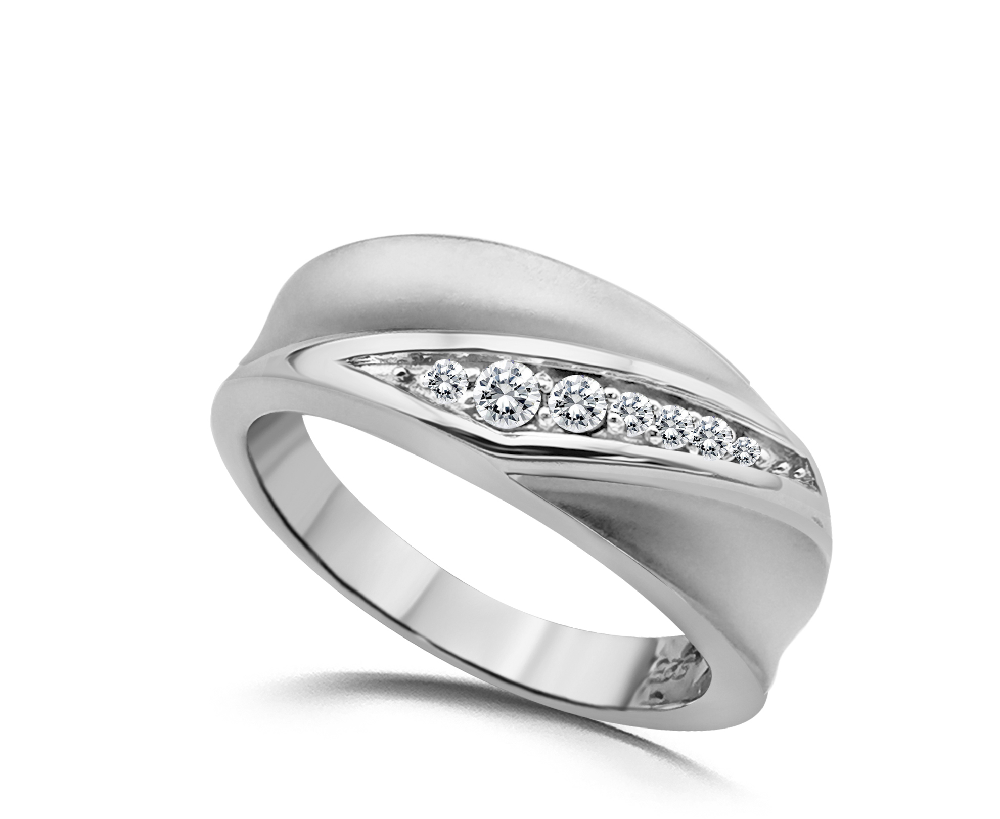 Кольцо из серебра с топазом белым Ювелирное изделие - Кольцо из серебра с топазом белым в магазине Best-Gold 149844