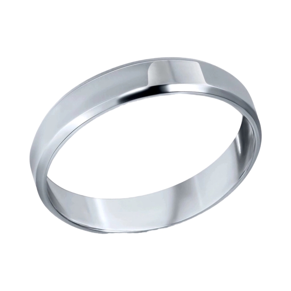 Ювелирное изделие - Обручальное кольцо из белого золота в магазине Best-Gold 155059