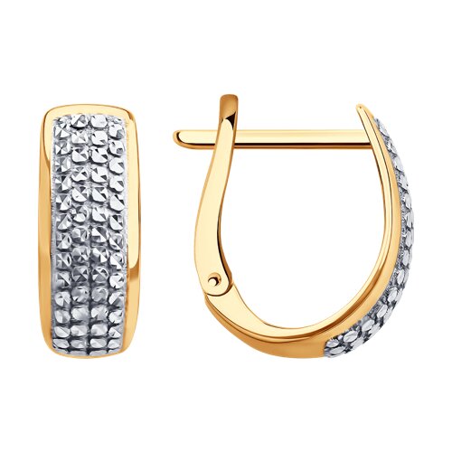 Серьги из красного золота Ювелирное изделие - Серьги из красного золота в магазине Best-Gold 145813