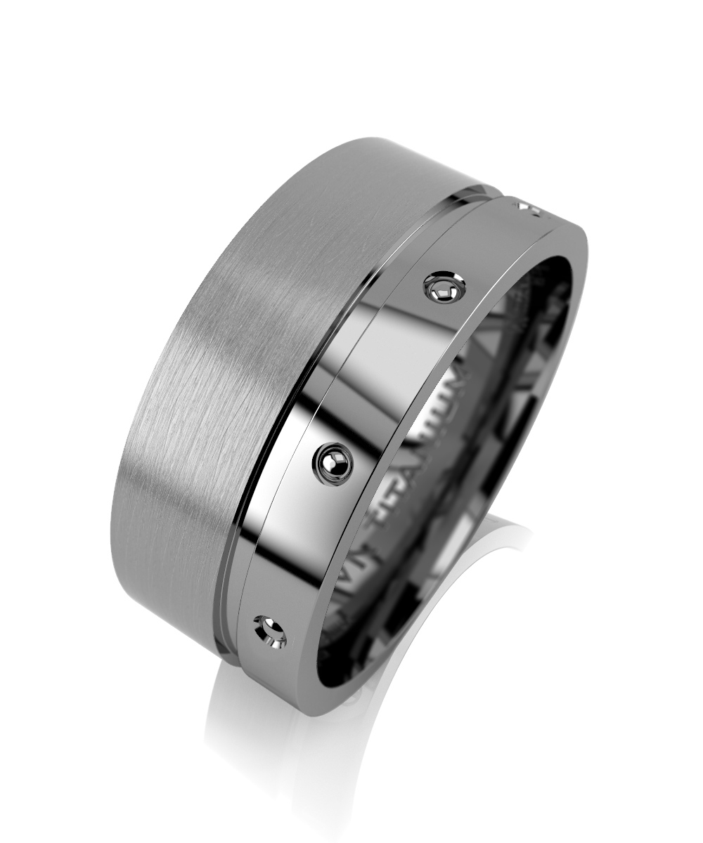 Обручальное кольцо из титана Ювелирное изделие - Обручальное кольцо из титана в магазине Best-Gold 144204