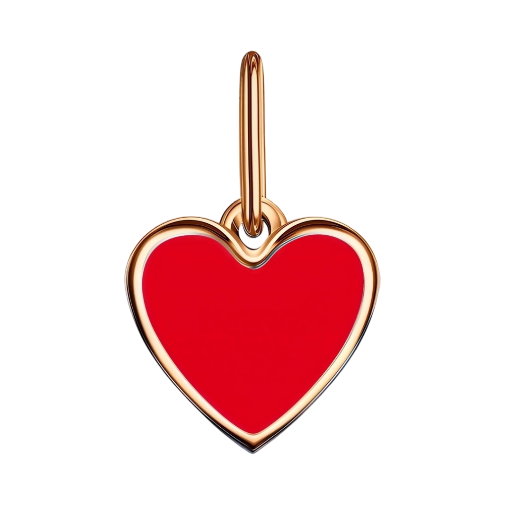 Ювелирное изделие - Подвеска из красного золота с эмалью в магазине Best-Gold 134460