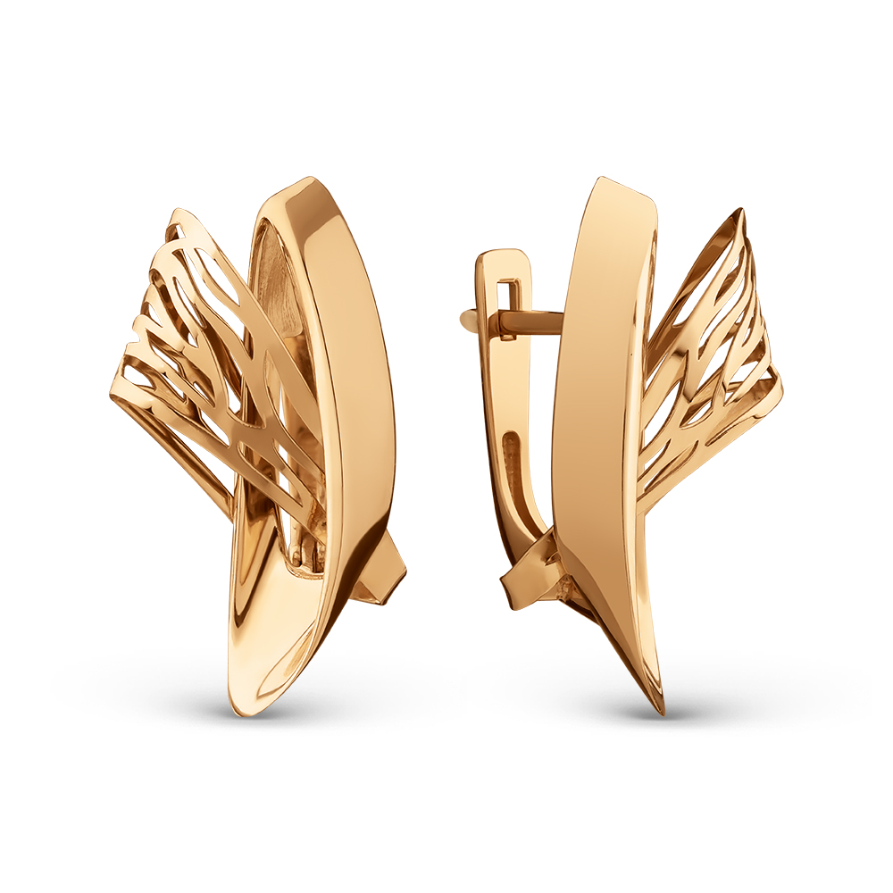 Серьги из красного золота Ювелирное изделие - Серьги из красного золота в магазине Best-Gold 151617