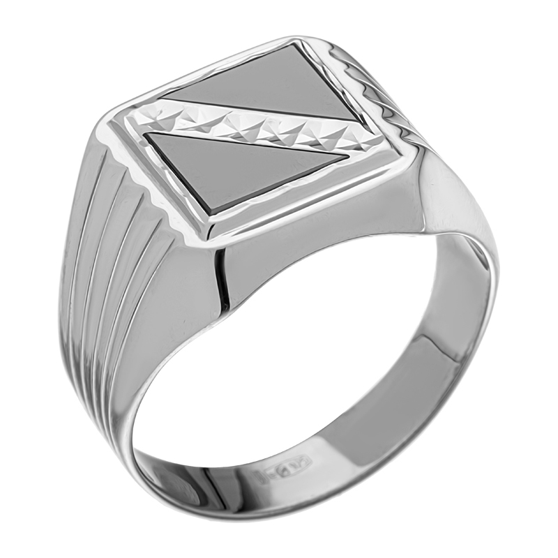 Кольцо из серебра с фианитами Ювелирное изделие - Кольцо из серебра с фианитами в магазине Best-Gold 129315