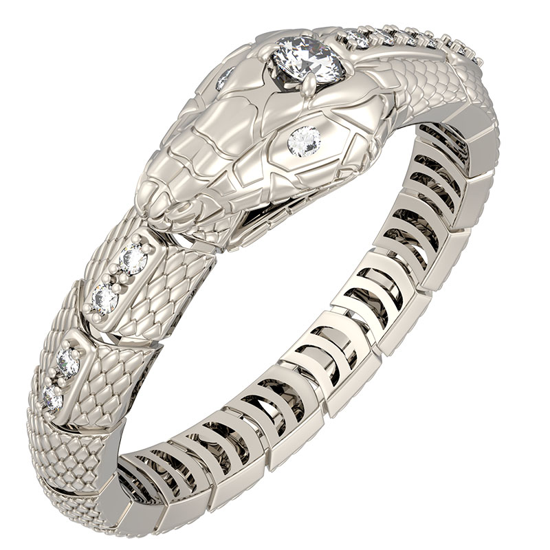 Кольцо из белого золота с бриллиантами Ювелирное изделие - Кольцо из белого золота с бриллиантами в магазине Best-Gold 149388