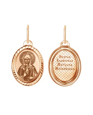 Подвеска из красного золота Ювелирное изделие - Подвеска из красного золота в магазине Best-Gold 123367