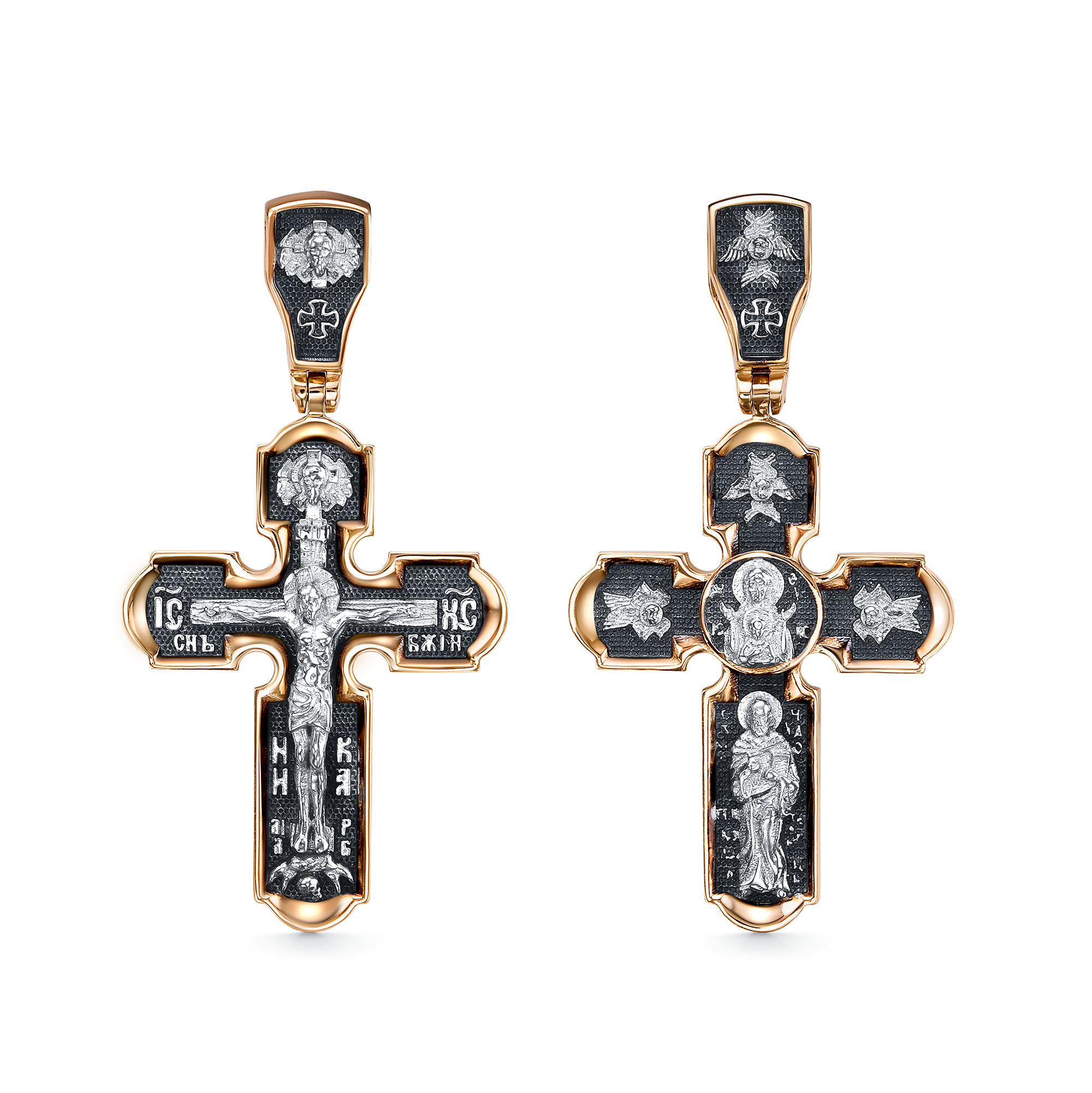 Крест из красного золота Ювелирное изделие - Крест из красного золота в магазине Best-Gold 145221