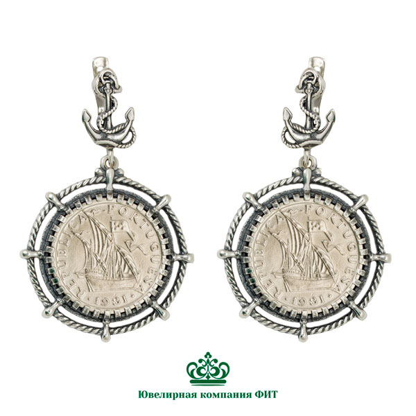 Серьги из серебра Ювелирное изделие - Серьги из серебра в магазине Best-Gold 153304