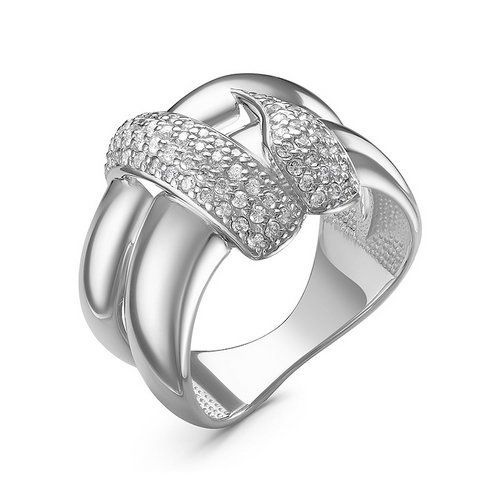 Кольцо из серебра с фианитами Ювелирное изделие - Кольцо из серебра с фианитами в магазине Best-Gold 025231