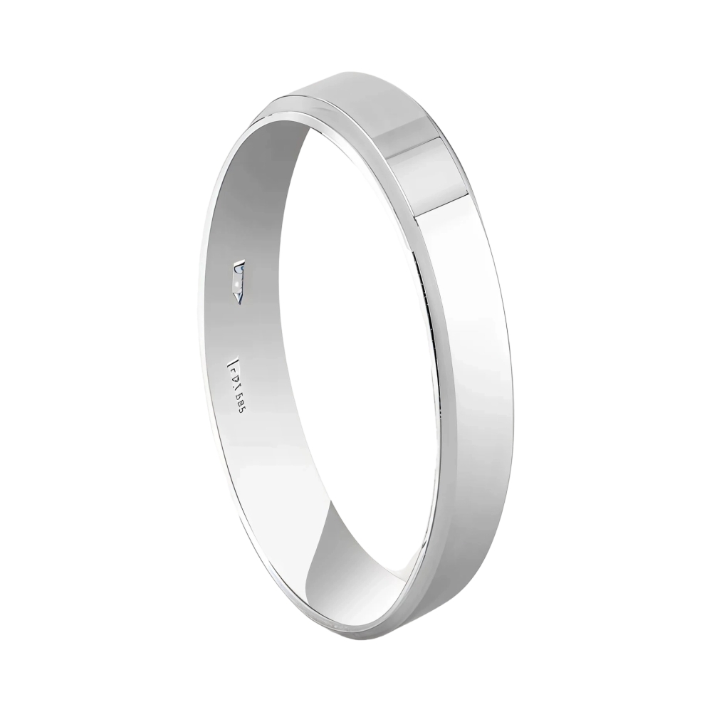 Ювелирное изделие - Обручальное кольцо из белого золота в магазине Best-Gold 066298