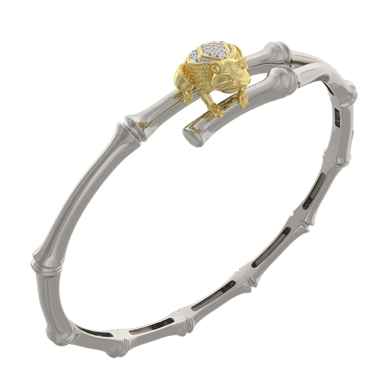 Браслет из белого золота с бриллиантами Ювелирное изделие - Браслет из белого золота с бриллиантами в магазине Best-Gold 149390