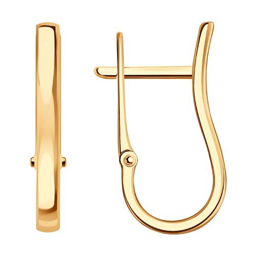 Серьги из красного золота Ювелирное изделие - Серьги из красного золота в магазине Best-Gold 029721