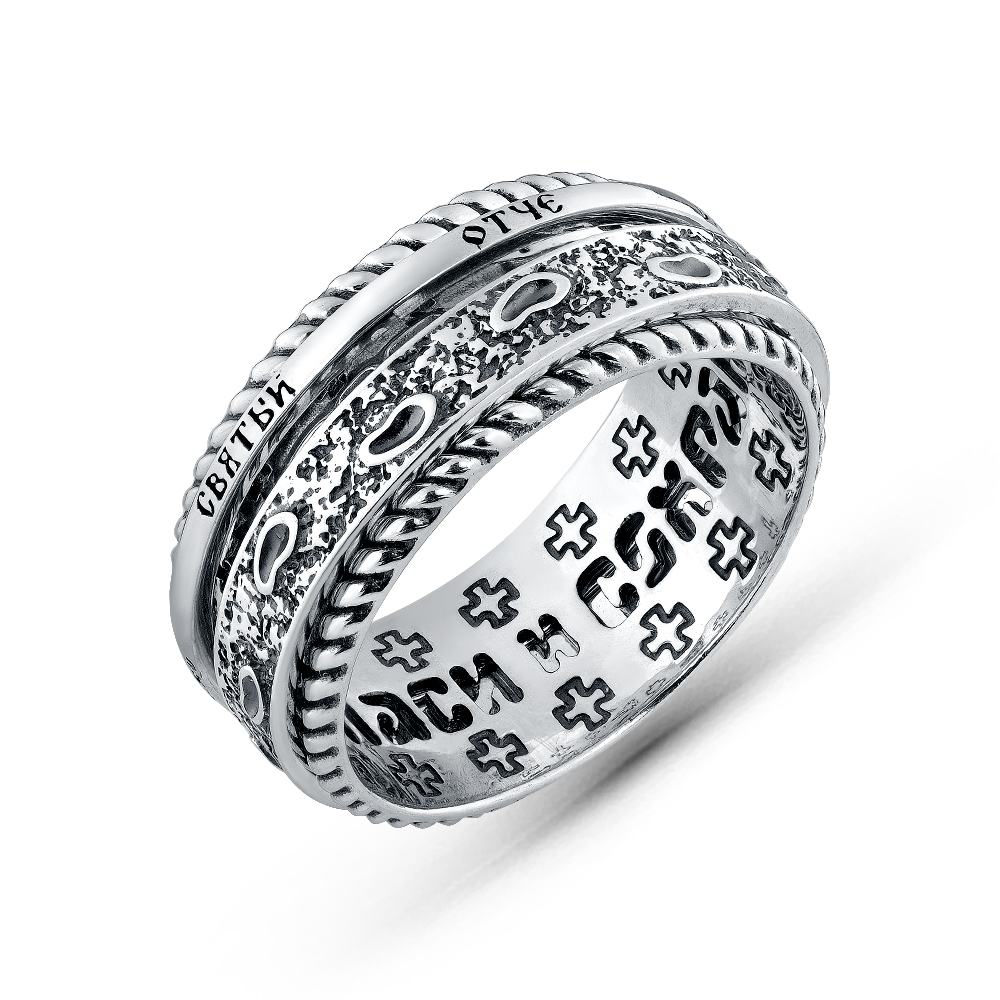 Кольцо из серебра "Следы Спиридона" Ювелирное изделие - Кольцо из серебра "Следы Спиридона" в магазине Best-Gold 152615