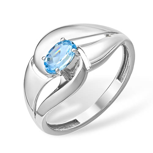 Кольцо из серебра с топазом Ювелирное изделие - Кольцо из серебра с топазом в магазине Best-Gold 127742