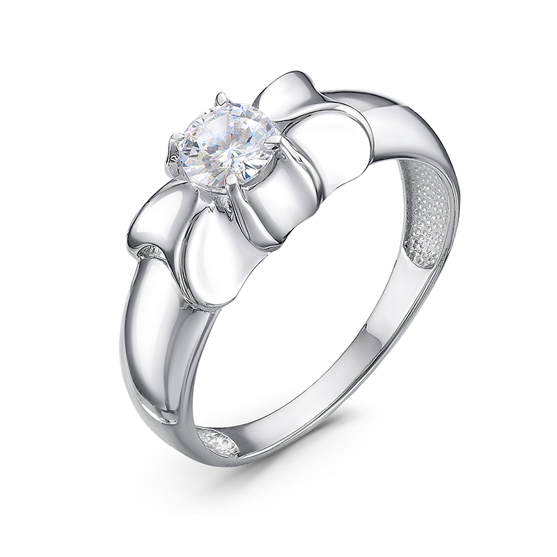 Ювелирное изделие - Кольцо из серебра с фианитами в магазине Best-Gold 146891