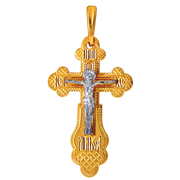 Крест из красного золота Ювелирное изделие - Крест из красного золота в магазине Best-Gold 125843