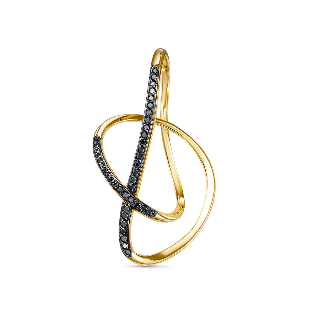 Подвеска из желтого золота с бриллиантами Ювелирное изделие - Подвеска из желтого золота с бриллиантами в магазине Best-Gold 139135