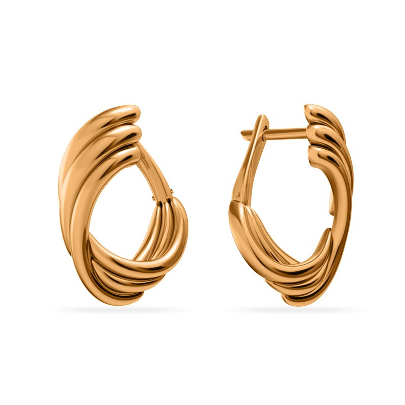 Ювелирное изделие - Серьги из красного золота в магазине Best-Gold 033849