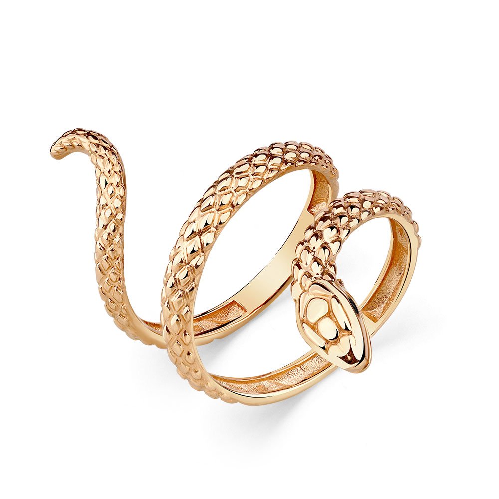 Кольцо из красного золота с фианитами Ювелирное изделие - Кольцо из красного золота с фианитами в магазине Best-Gold 125722