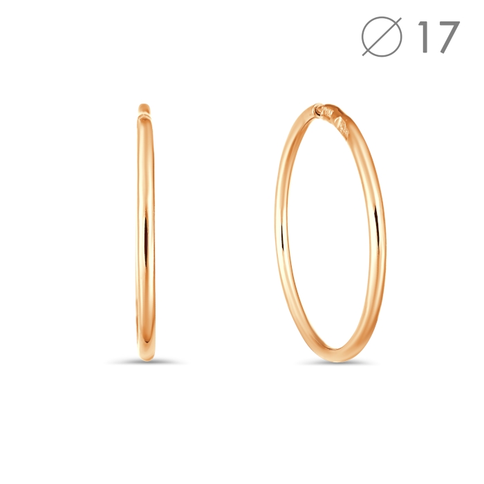 Серьги из красного золота Ювелирное изделие - Серьги из красного золота в магазине Best-Gold 131317