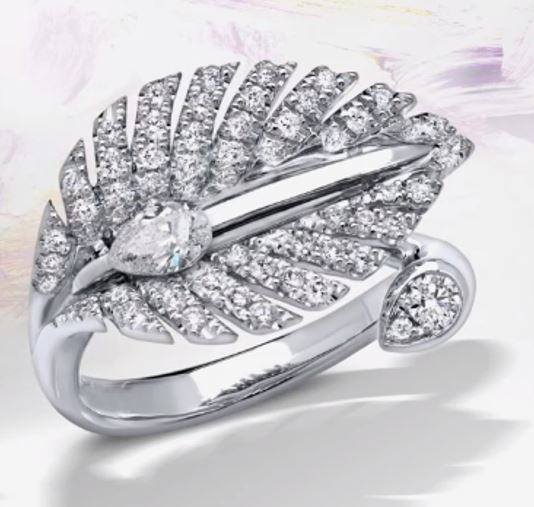 Кольцо из белого золота с бриллиантом Ювелирное изделие - Кольцо из белого золота с бриллиантом в магазине Best-Gold 144069