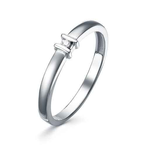 Кольцо помолвочное из белого золота с бриллиантом Ювелирное изделие - Кольцо помолвочное из белого золота с бриллиантом в магазине Best-Gold 082445