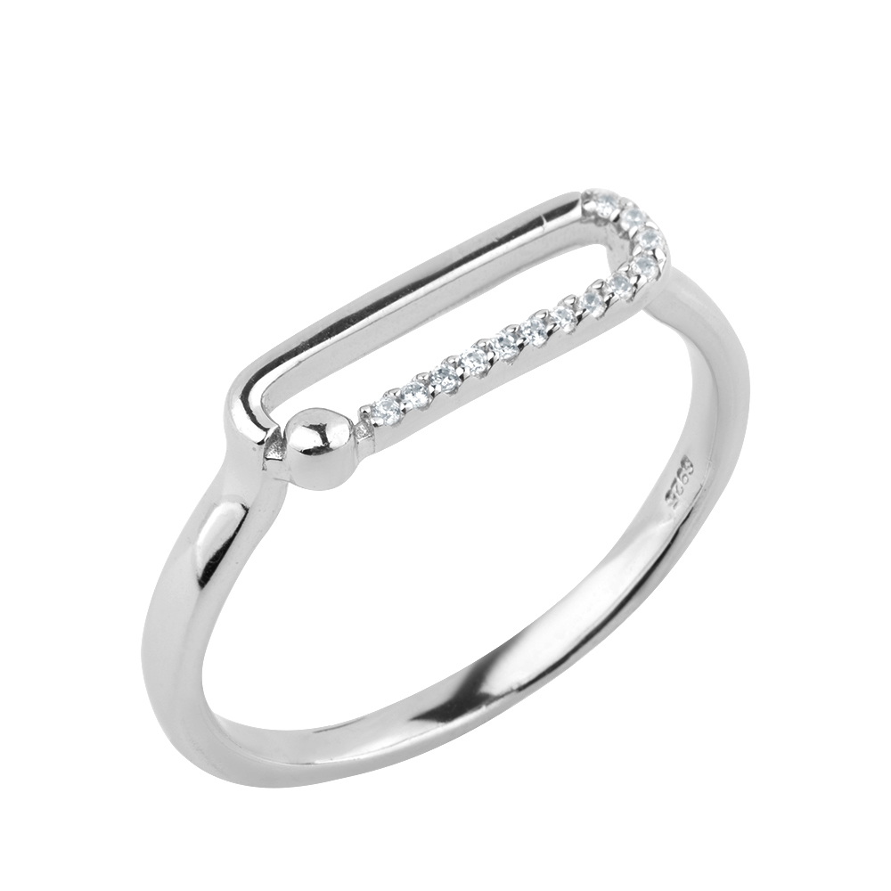 Кольцо из серебра с цирконием Ювелирное изделие - Кольцо из серебра с цирконием в магазине Best-Gold 032889