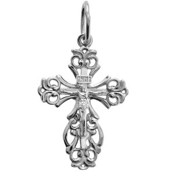 Крест из серебра Ювелирное изделие - Крест из серебра в магазине Best-Gold 131030