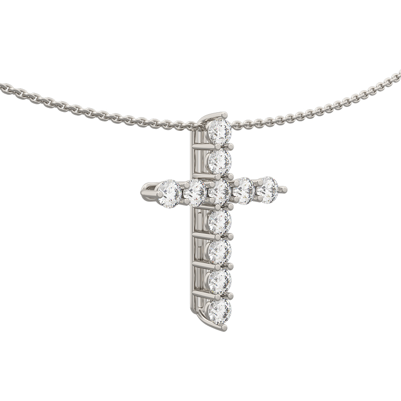 Колье из белого золота с бриллиантами Ювелирное изделие - Колье из белого золота с бриллиантами в магазине Best-Gold 155474