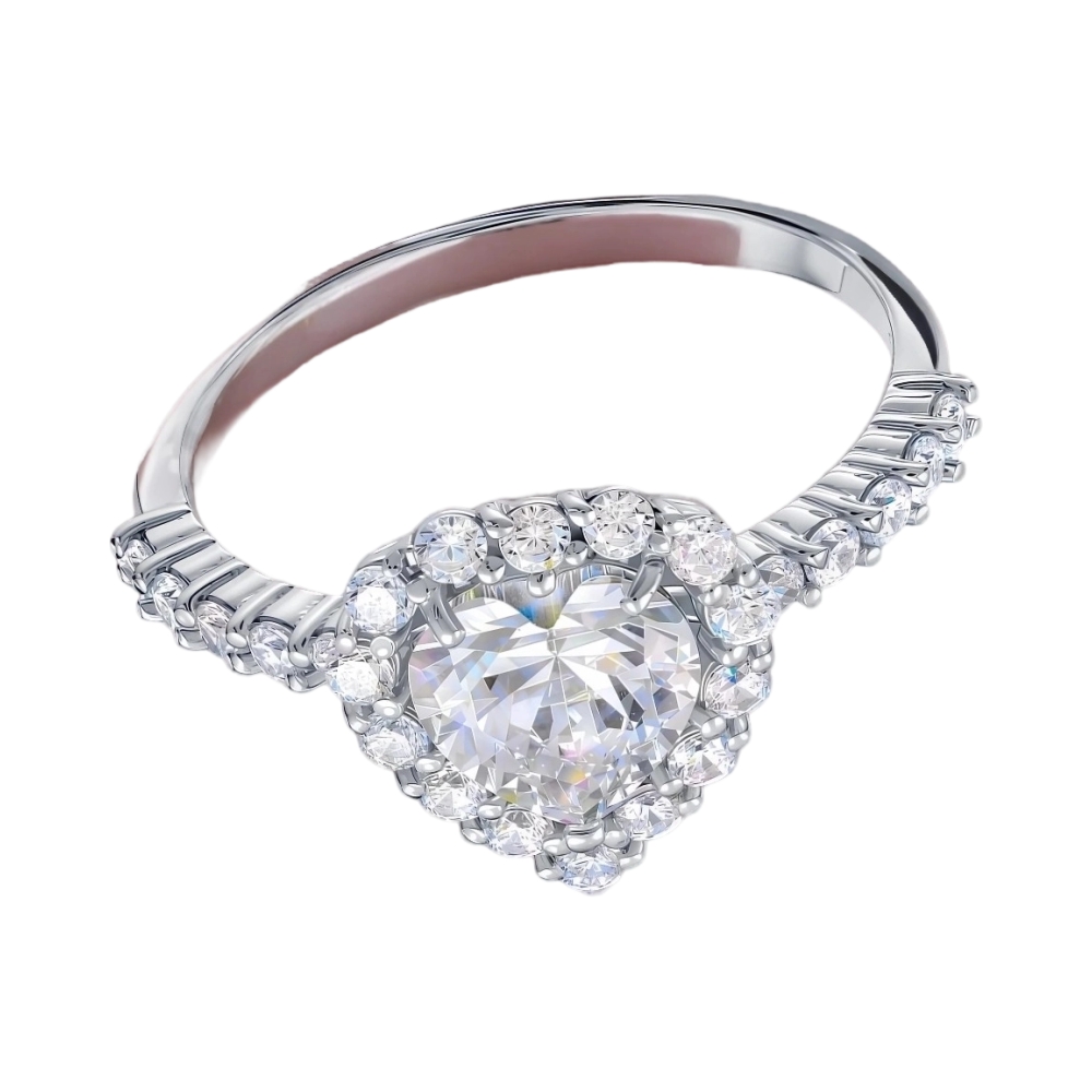 Ювелирное изделие - Кольцо из серебра с фианитами в магазине Best-Gold 145048