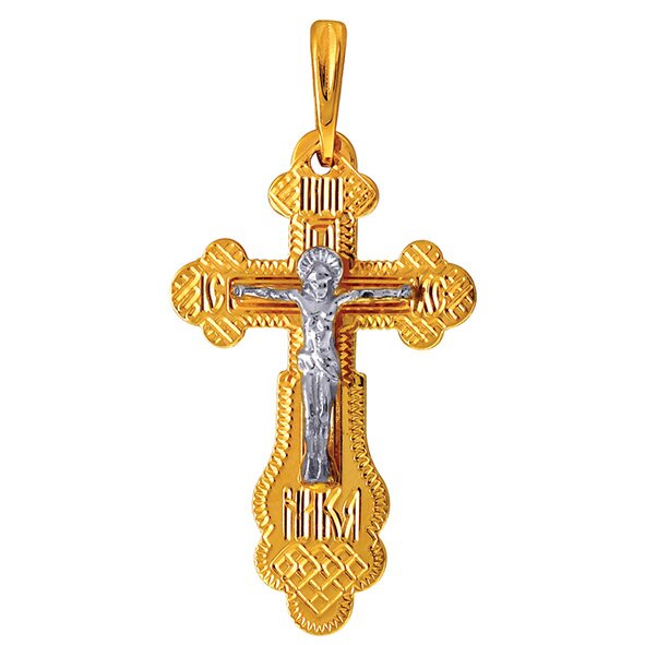 Крест из красного золота Ювелирное изделие - Крест из красного золота в магазине Best-Gold 125843