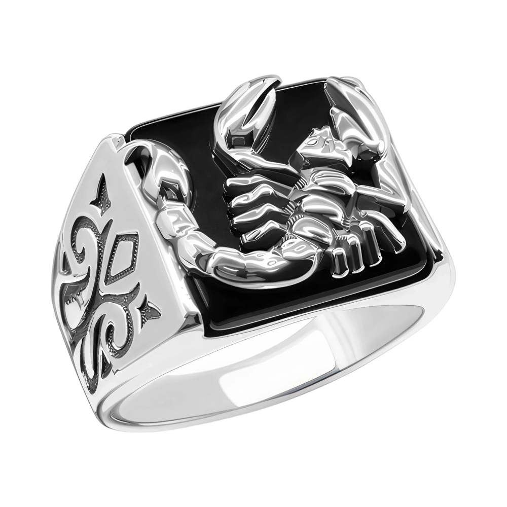 Кольцо из серебра с агатом Ювелирное изделие - Кольцо из серебра с агатом в магазине Best-Gold 153361