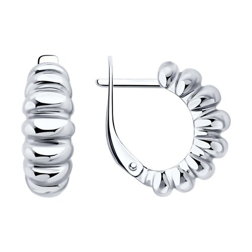 Ювелирное изделие - Серьги из серебра в магазине Best-Gold 141256