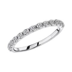 Кольцо из белого золота с бриллиантами