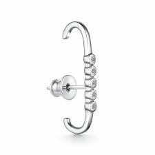 Серьги из серебра с фианитами Ювелирное изделие - Серьги из серебра с фианитами в магазине Best-Gold 051348