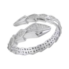 Ювелирное изделие - Кольцо из серебра с цирконием в магазине Best-Gold 143812