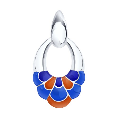 Подвеска из серебра с эмалью Ювелирное изделие - Подвеска из серебра с эмалью в магазине Best-Gold 152850