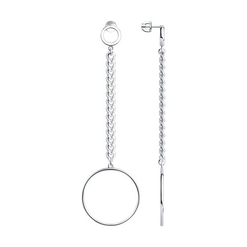 Серьги из серебра Ювелирное изделие - Серьги из серебра в магазине Best-Gold 065483