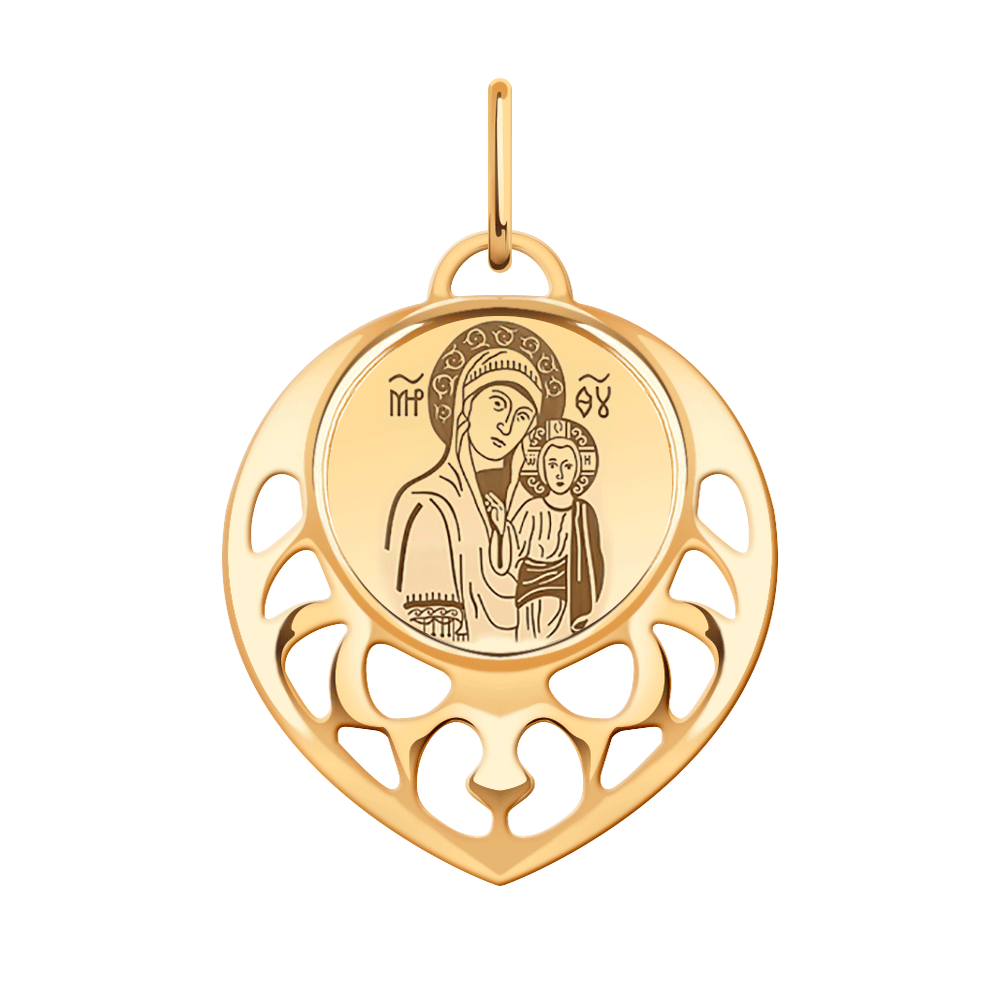 Ювелирное изделие - Подвеска из красного золота в магазине Best-Gold 131128