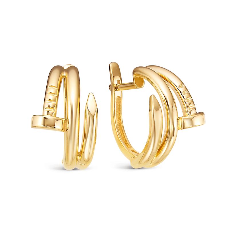 Серьги из жёлтого золота Ювелирное изделие - Серьги из жёлтого золота в магазине Best-Gold 033205