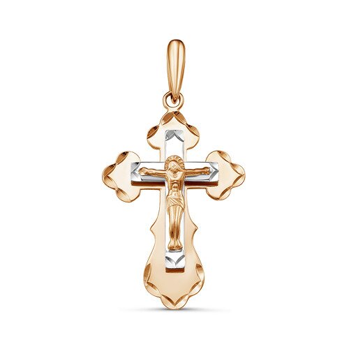 Крест из красного золота Ювелирное изделие - Крест из красного золота в магазине Best-Gold 122439
