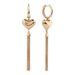 Ювелирное изделие - Серьги из красного золота в магазине Best-Gold 158238