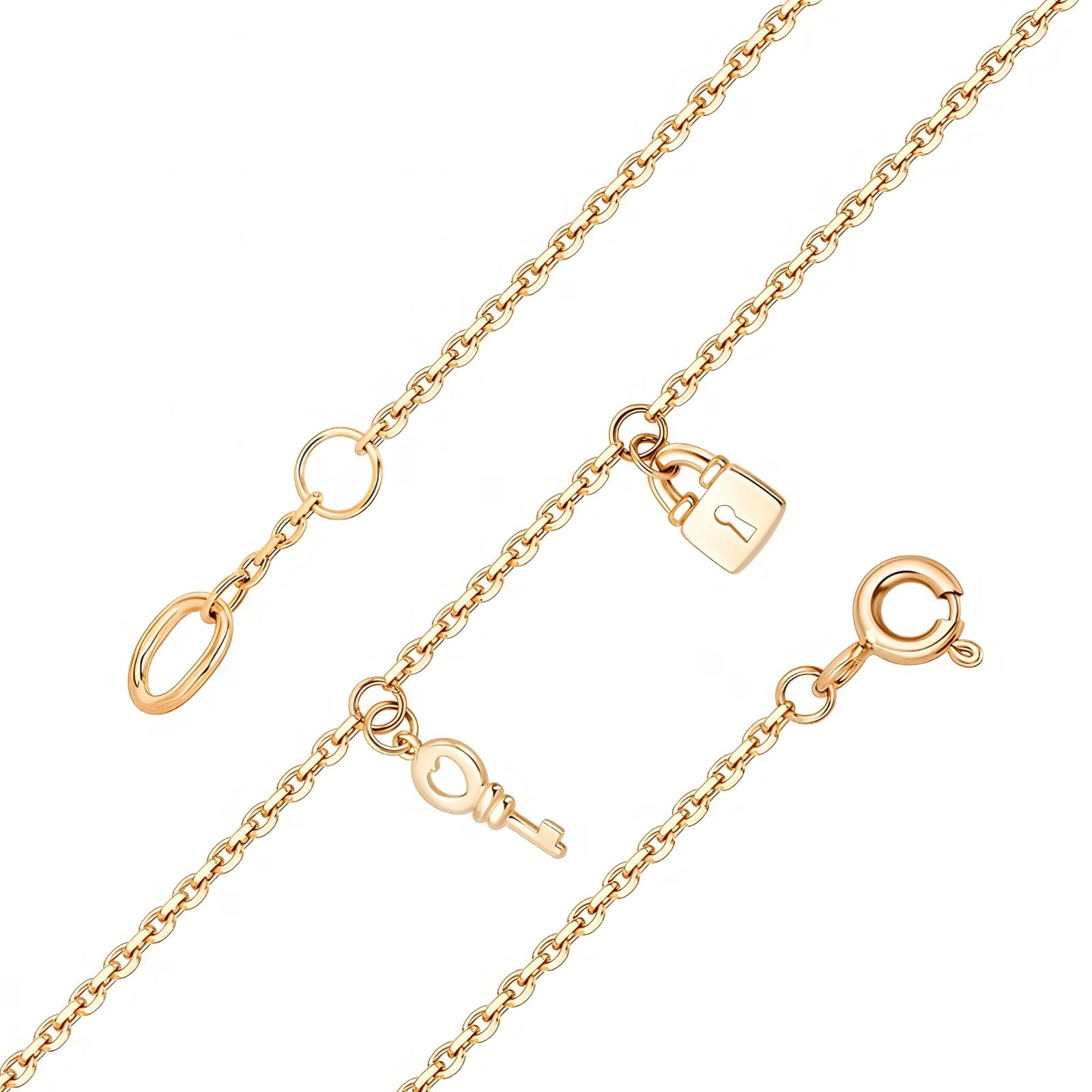 Браслет из красного золота Ювелирное изделие - Браслет из красного золота в магазине Best-Gold 155350