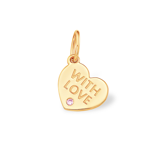 Подвеска из красного золота с фианитами Ювелирное изделие - Подвеска из красного золота с фианитами в магазине Best-Gold 129224