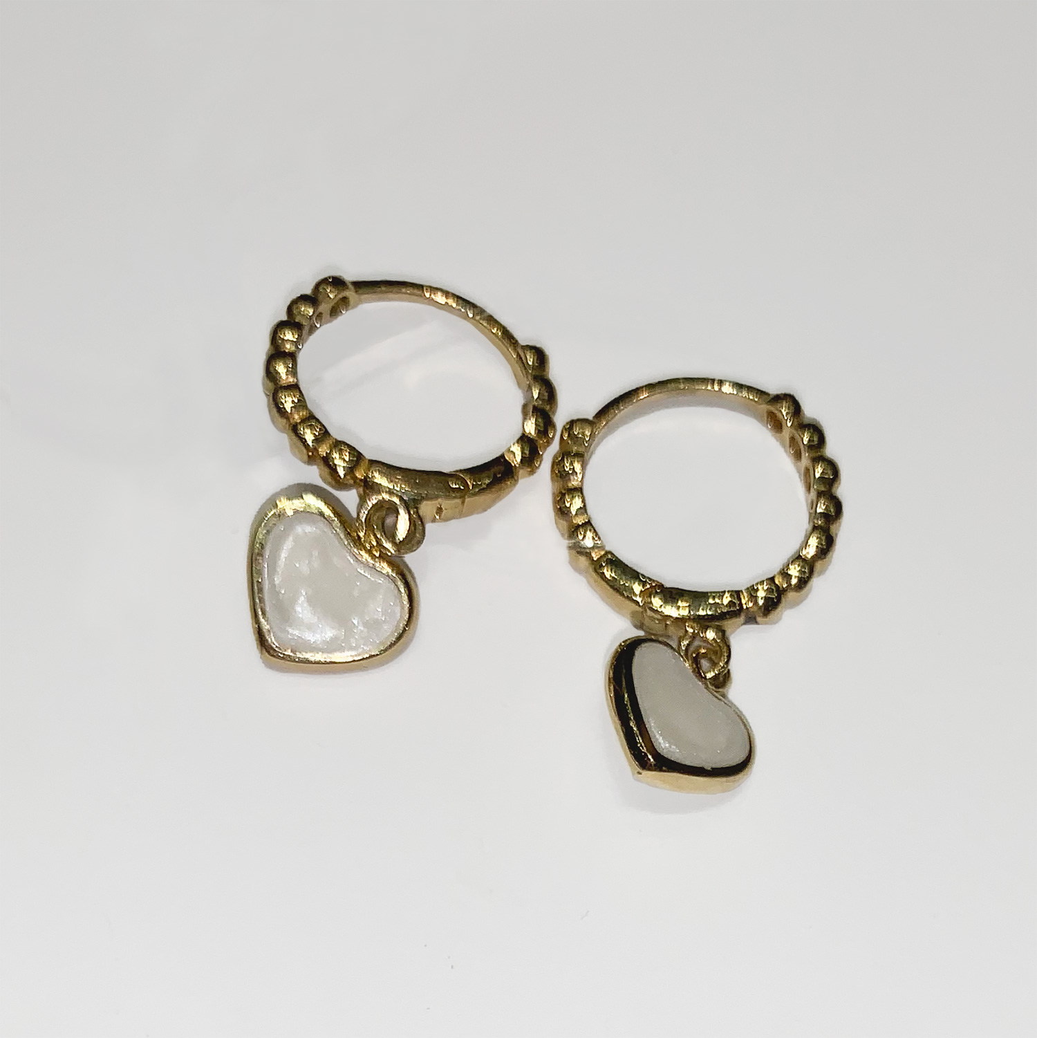 Ювелирное изделие - Серьги из жёлтого золота с перламутрами в магазине Best-Gold 101016