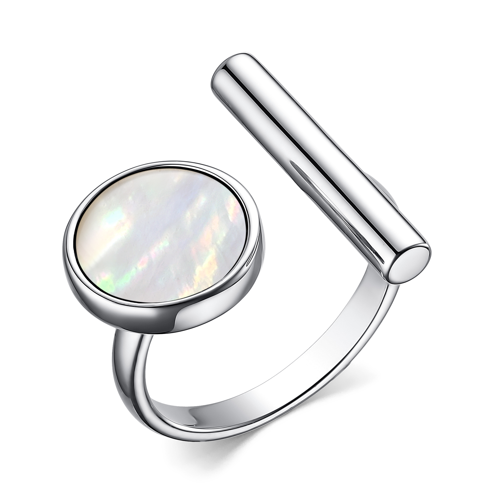 Кольцо из серебра с перламутром Ювелирное изделие - Кольцо из серебра с перламутром в магазине Best-Gold 134704