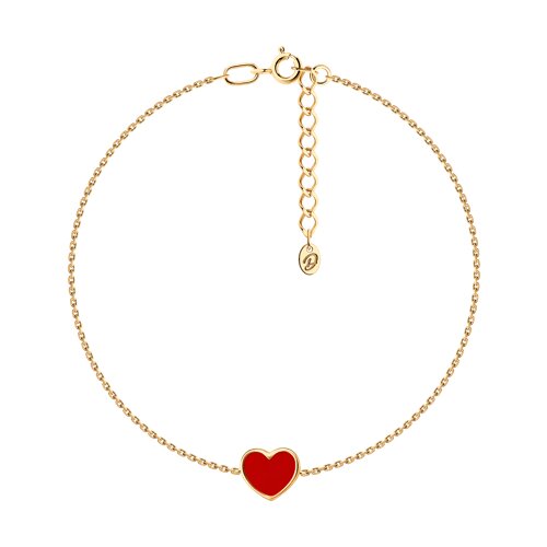 Браслет из серебра с эмалью Ювелирное изделие - Браслет из серебра с эмалью в магазине Best-Gold 152754