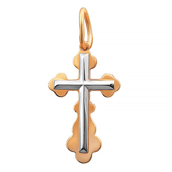 Крест из красного золота Ювелирное изделие - Крест из красного золота в магазине Best-Gold 125853