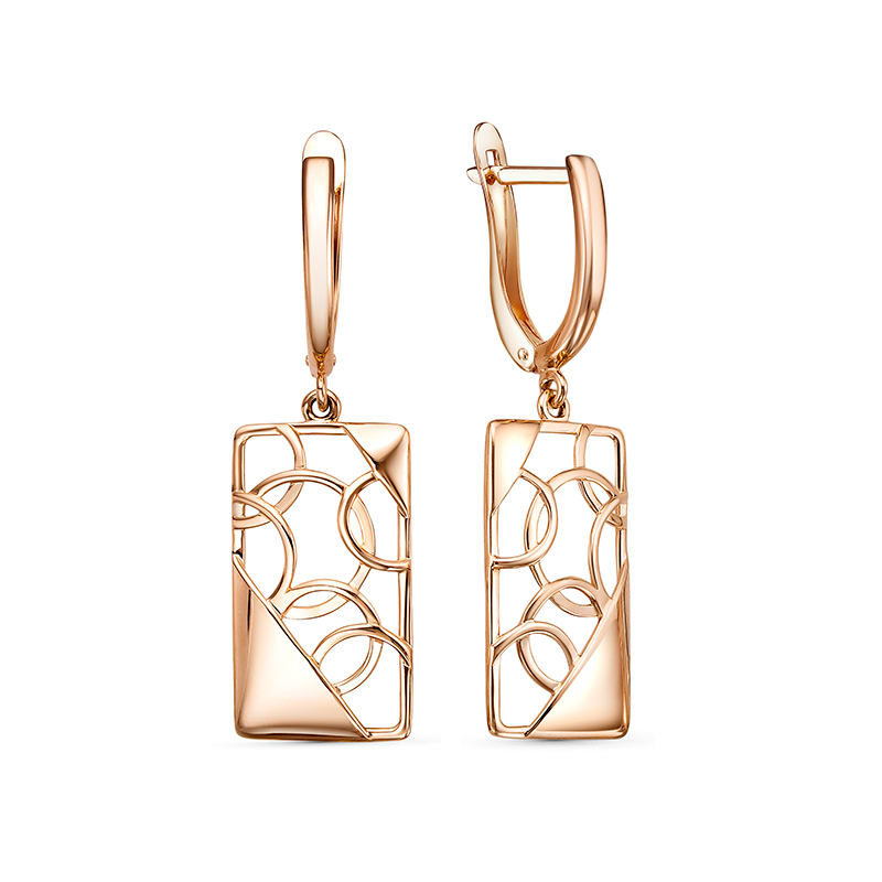 Серьги из желтого золота Ювелирное изделие - Серьги из желтого золота в магазине Best-Gold 126572