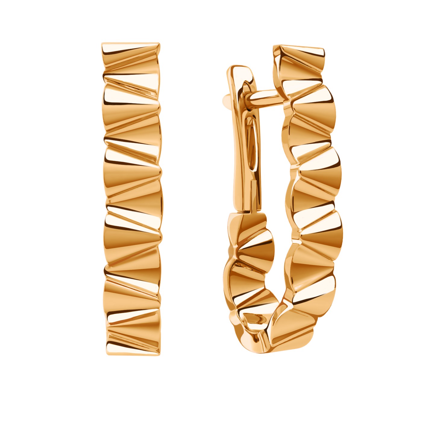 Серьги из красного золота Ювелирное изделие - Серьги из красного золота в магазине Best-Gold 141451